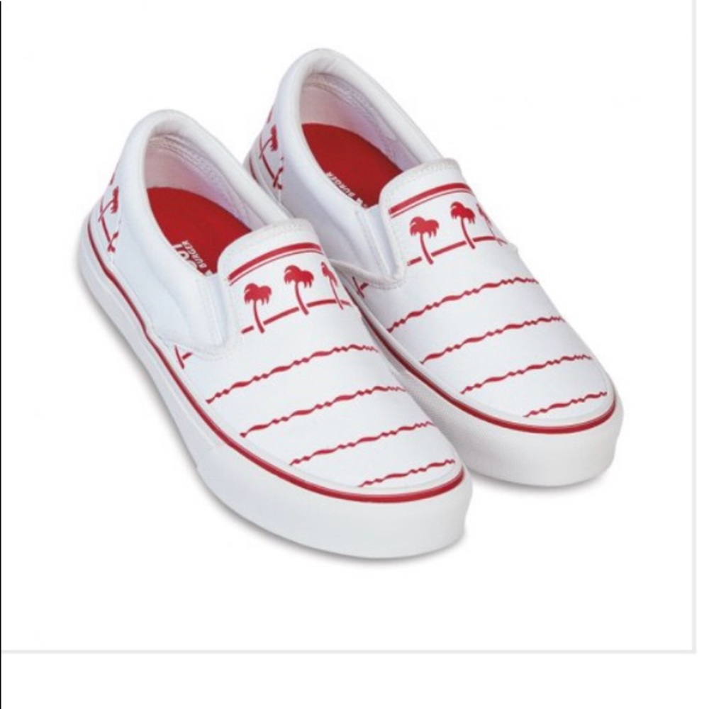 Original In-N-Out Vans. Mens size 7 Womens size 8.5
